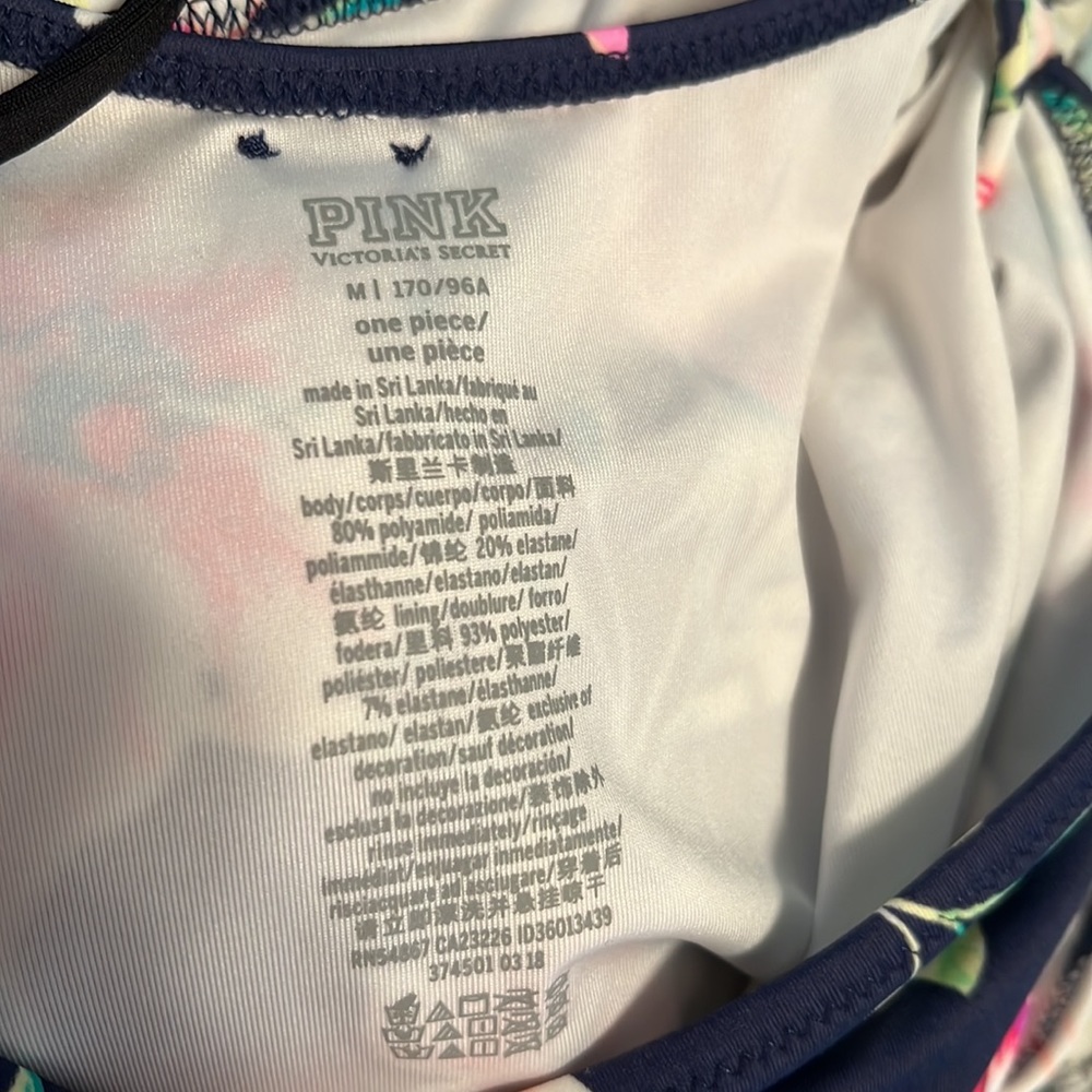 NWOT PINK Sexy Floral One Piece Swimsuit 🩱 - Picture 9 of 9